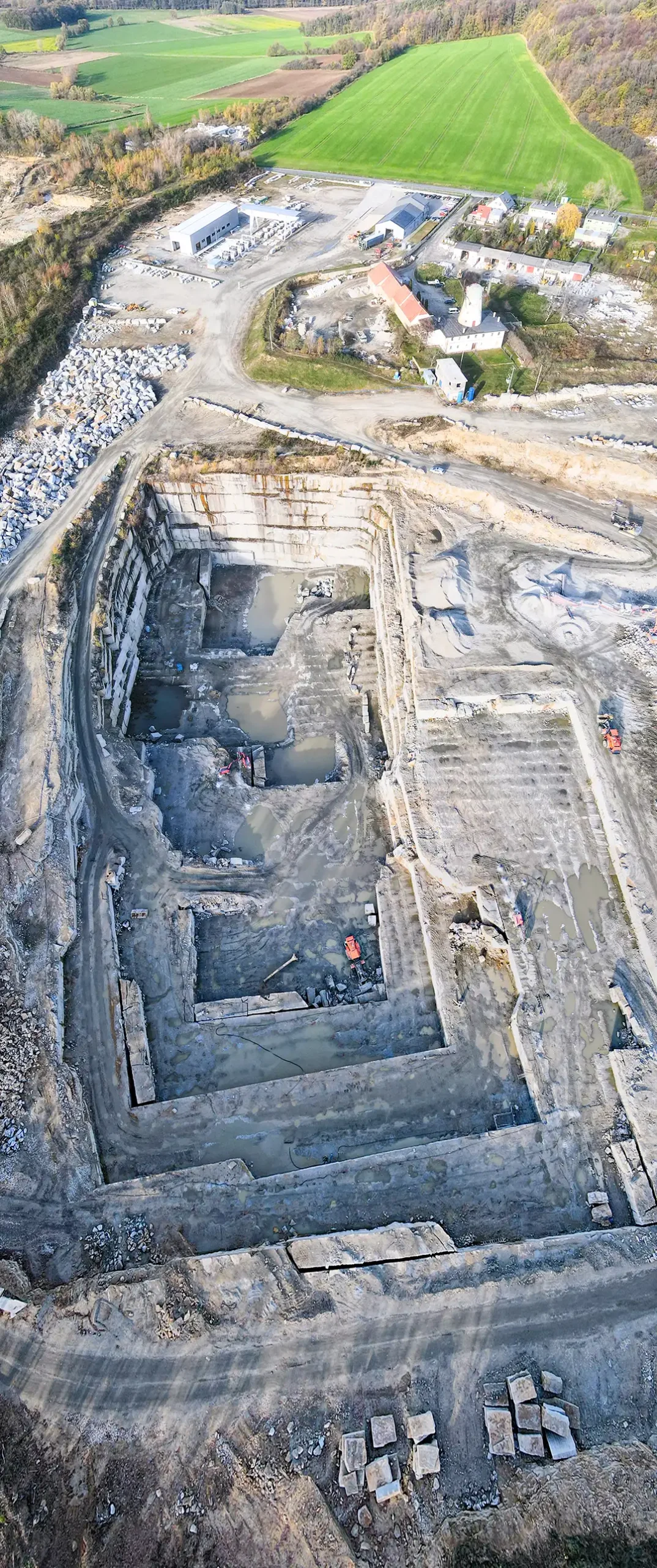 Effizient abgebaute Lagerstätte